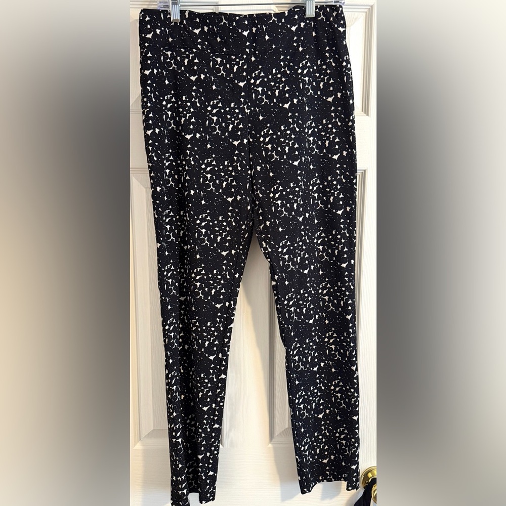 Black and White Patterned Pants